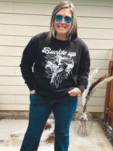 Load image into Gallery viewer, Buckle Up Boot stitch Crew