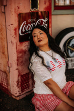 Load image into Gallery viewer, Knit American Flag Top