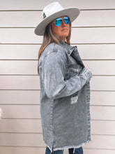 Load image into Gallery viewer, Washed Denim Jacket