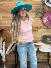 Load image into Gallery viewer, Bow Knot Flutter Sleeve Top