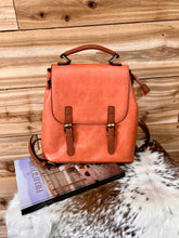 Load image into Gallery viewer, Brooks Convertible Backpack Orange
