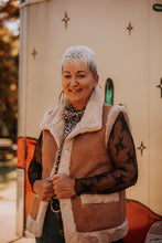 Load image into Gallery viewer, Tan Faux Suede Vest