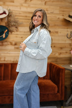 Load image into Gallery viewer, Denim Stripe Shacket