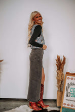 Load image into Gallery viewer, Washed Denim Maxi Skirt