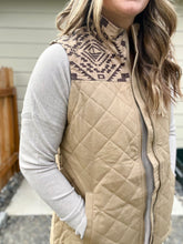 Load image into Gallery viewer, Brown Aztec Vest