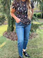 Load image into Gallery viewer, High Rise Crop Utility Jean