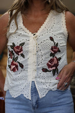 Load image into Gallery viewer, Boho Floral Embroidered Vest
