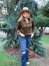 Load image into Gallery viewer, Agave Velvet Snap Button