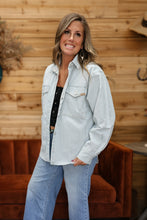 Load image into Gallery viewer, Denim Stripe Shacket