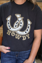 Load image into Gallery viewer, Horseshoe Howdy Tee