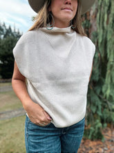 Load image into Gallery viewer, Mock Neck Short Sleeve Sweater