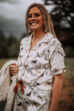 Load image into Gallery viewer, Satin Dog PJ Short Set