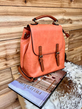 Load image into Gallery viewer, Brooks Convertible Backpack Orange