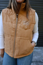 Load image into Gallery viewer, Boot Stitch Camel Vest