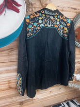 Load image into Gallery viewer, Black Suede Blazer