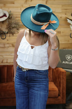 Load image into Gallery viewer, White Ruffle Cami