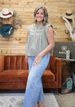 Load image into Gallery viewer, Olive Lace Top
