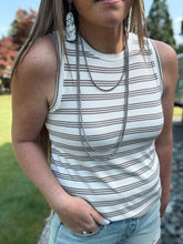 Load image into Gallery viewer, Sinclair Tank White Taupe