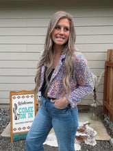 Load image into Gallery viewer, Sequin Crop Blazer