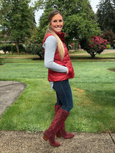 Load image into Gallery viewer, Burgundy Laramie Boot