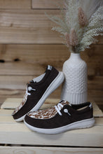 Load image into Gallery viewer, Ariat Hilo Shoe Brown Cow Print