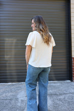 Load image into Gallery viewer, Cream V-Neck Flutter Sleeve