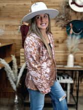 Load image into Gallery viewer, Faux Cowhide Blazer