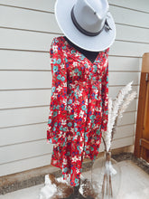 Load image into Gallery viewer, Silk Floral Dress
