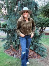 Load image into Gallery viewer, Agave Velvet Snap Button