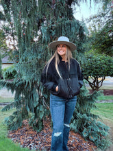 Load image into Gallery viewer, Black Fringe Jacket