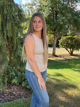 Load image into Gallery viewer, Edlin Tank Taupe Heather