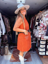 Load image into Gallery viewer, Corduroy Sleeveless Dress