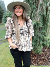 Load image into Gallery viewer, Western Babydoll Top