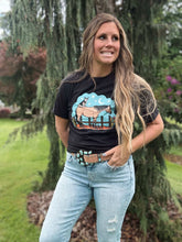 Load image into Gallery viewer, Nikki Graphic Tee Black