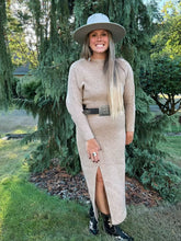 Load image into Gallery viewer, Midi Knit Sweater Dress