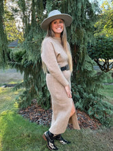 Load image into Gallery viewer, Midi Knit Sweater Dress