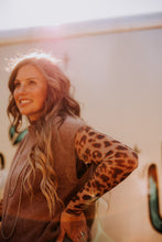 Load image into Gallery viewer, Sheer Leopard Mesh Top