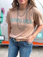 Load image into Gallery viewer, Cowgirl Sequin Tee