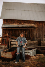 Load image into Gallery viewer, USA Long Crop Indigo Blue
