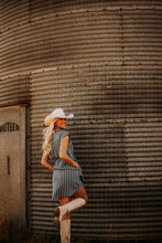 Load image into Gallery viewer, The Annie Oxford Stripe Dress