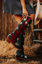 Load image into Gallery viewer, Liberty Black Tall Star Boots