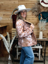 Load image into Gallery viewer, Faux Cowhide Blazer
