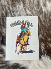 Load image into Gallery viewer, Vintage Cowgirl Sticker Decals
