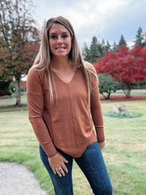 Load image into Gallery viewer, Murphy Heather Camel Sweater
