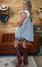 Load image into Gallery viewer, Denim Patch Vest

