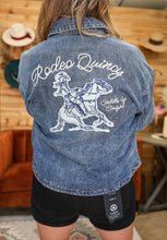 Load image into Gallery viewer, Saddle Up Cowgirl Denim Jacket
