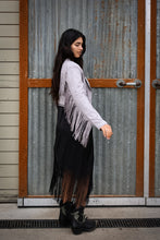 Load image into Gallery viewer, Gray Fringe Studded Cropped Jacket
