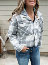 Load image into Gallery viewer, Cropped Plaid Jacket
