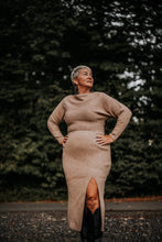 Load image into Gallery viewer, Midi Knit Sweater Dress
