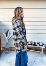 Load image into Gallery viewer, Navy Button Down Shacket
